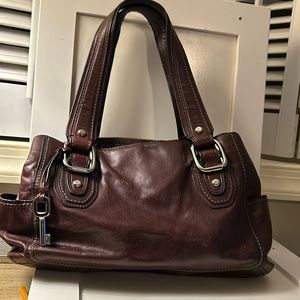 FOSSIL  Brown Leather Shoulder Bag